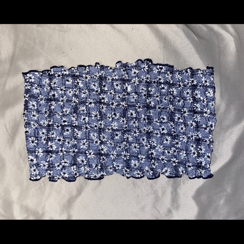 floral bandeau top